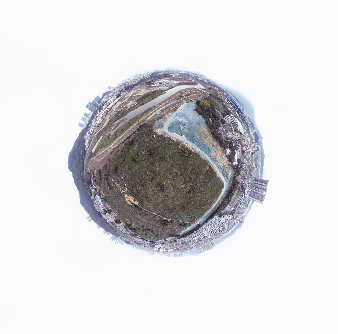 场地上空-东 Above the Site-East